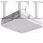 Kép 1/2 - Kanlux Beno led lámpa, 24w, természetes fehér, fehér, négyzet