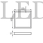 Kép 2/3 - Kanlux Blingo P 38W High Lumen led panel + ADTR kiemelő keret (backlight, 4600 lumen, 4000K, természetes fehér, 60x60 cm, 121 lm/W) 