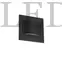 Kép 1/7 - Kanlux Erinus LED LL B-WW lépcsővilágító lámpatest, 30 lumen, 1.5W, meleg fehér, 3000K, fekete ház