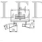 Kép 2/2 - Kanlux Mileno EL-2I ASR-AN lámpatest GU10 foglalattal, fali/mennyezeti, ezüst/réz, beltéri
