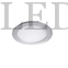 Kép 1/5 - Kanlux Rounda V2LED, 12W, Kör alakú, ezüst színű, természetes fehér panel, 660 lumen