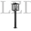 Kép 1/4 - Kanlux Selto 80 B álló lámpatest, IP44, kültéri, 15W, cserélhető fényforrás, E27