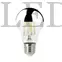 Kép 1/2 - 7w led lámpa, 4000K, természetes fehér, 680 lumen, A60, E27, filament, mirror