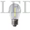 Kép 1/4 - Kanlux ST45 LED, 0,9w, E27-GR, zöld, 75 lumen, IK04, filament fényforrás
