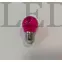 Kép 3/5 - Színes filament dekor Pink 2W Retro LED izzó (E27, G45, rózsaszín)