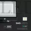 Kép 6/13 - V-Tac 100W SMD Led reflektor, Samsung Chip, 8200 Lumen, 6500K, hideg fehér, IP65, Fekete ház