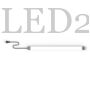 Kép 2/2 - Avide LED Szekrény Lámpa 9W 4000K IP20 60cm szenzorral, 500 lumen, villásdugóval, érintésmentes