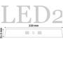 Kép 5/5 - Avide mennyezeti mini LED panel méretek