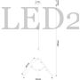Kép 3/3 - Avide 20W állványos LED reflektor Slim SMD, fekete (1 fej, 120° szórásszög, IP65, 2000 lumen, 4000K, tripoddal, dugvillás)