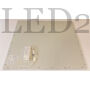 Kép 8/8 - 45W led panel (595x595 mm, alumínium ház, 3600 lumen, meleg fehér, 60x60 cm)