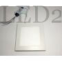 Kép 2/3 - V-Tac dimmelhető, 12W beépíthető mini led panel, négyzet alakú (hideg fehér, 6400K, 1000 lumen)
